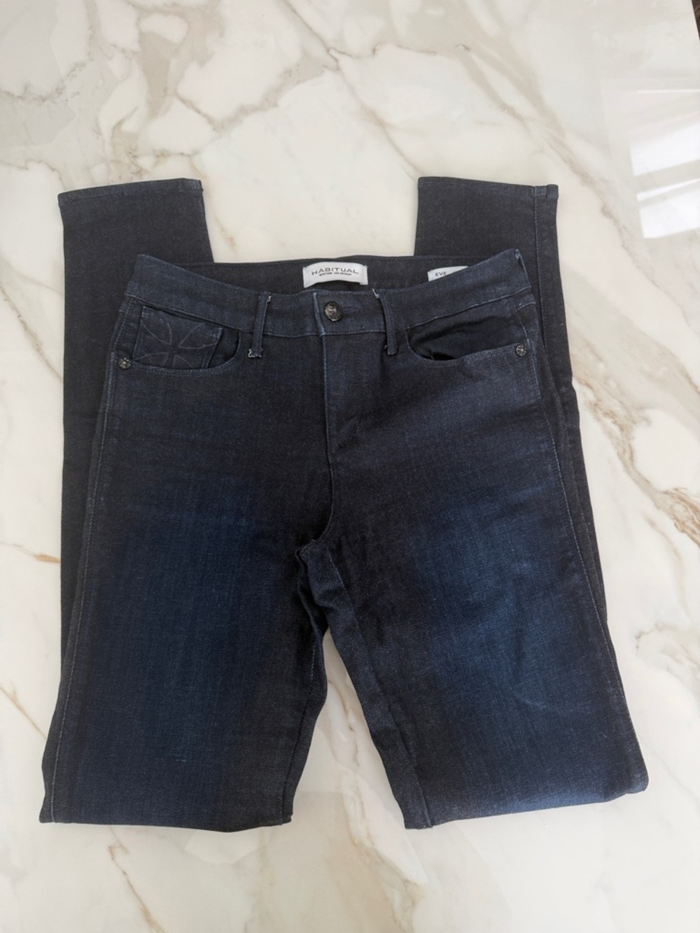 Habitual Women's Dark Indigo Skinny Jeans
